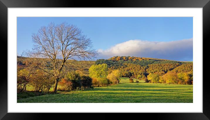 Hope Valley during Autumn                          Framed Mounted Print by Darren Galpin