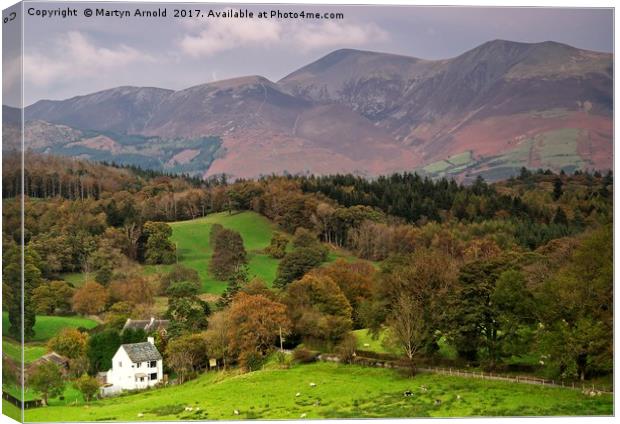 Lake district Landscape Canvas Print by Martyn Arnold