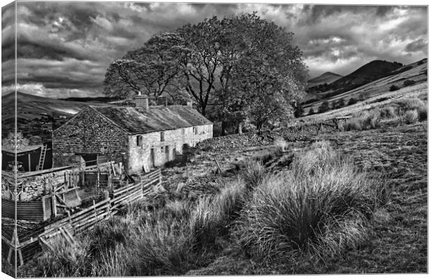  Old Farmhouse,Hope Valley                         Canvas Print by Darren Galpin