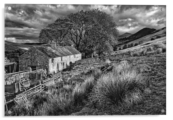  Old Farmhouse,Hope Valley                         Acrylic by Darren Galpin