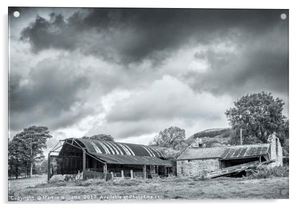 Old Barn, Derbyshire Acrylic by Martyn Williams