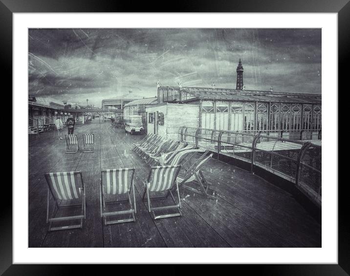 North Pier    Framed Mounted Print by Victor Burnside