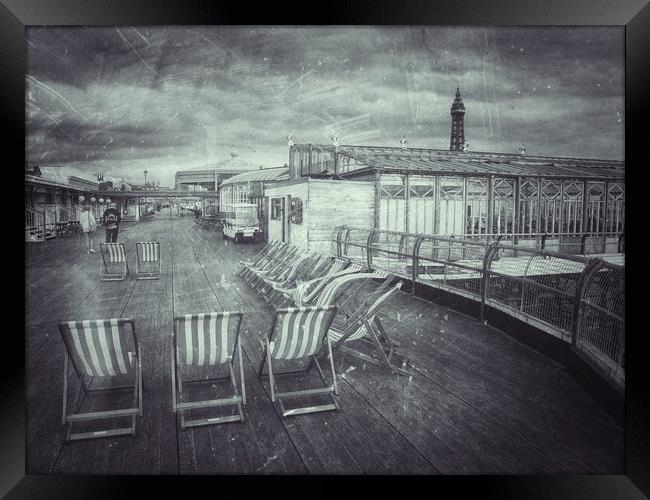 North Pier    Framed Print by Victor Burnside