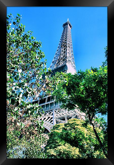 Eiffel Tower Framed Print by Lucy Antony