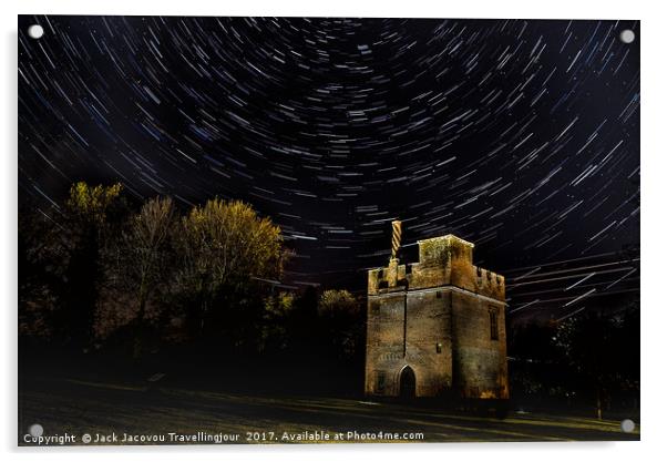 Ryemeads gate house  Acrylic by Jack Jacovou Travellingjour