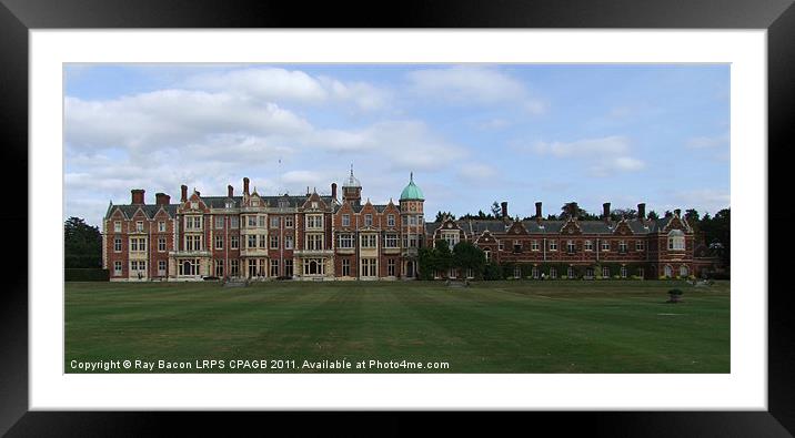 SANDRINGHAM HOUSE, NORFOLK Framed Mounted Print by Ray Bacon LRPS CPAGB