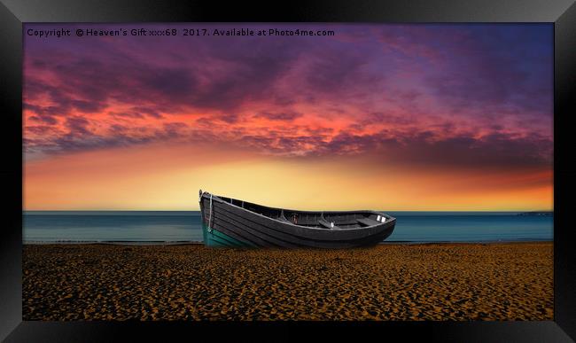 Bournemouth beach   Framed Print by Heaven's Gift xxx68