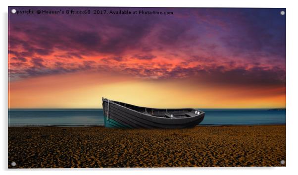 Bournemouth beach   Acrylic by Heaven's Gift xxx68