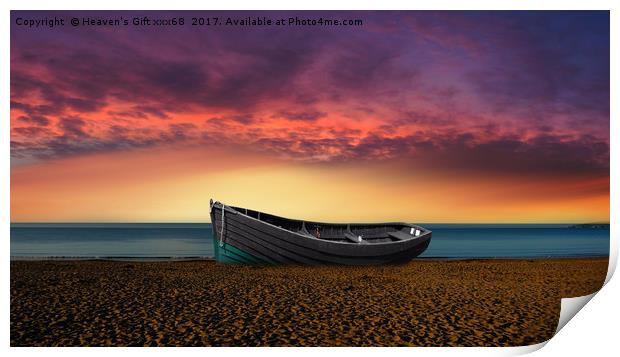 Bournemouth beach   Print by Heaven's Gift xxx68