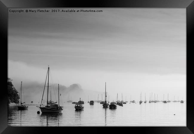 Misty Morning Framed Print by Mary Fletcher