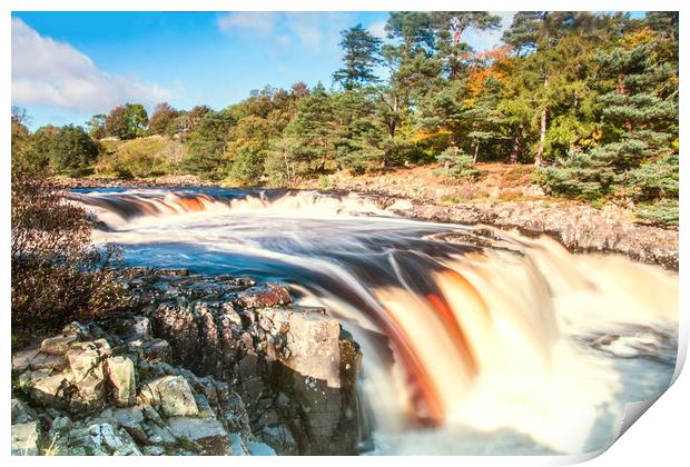 Low Force waterfall Print by Alf Damp