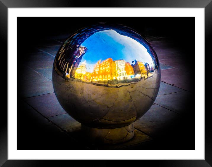 London Sphere Framed Mounted Print by David Hall