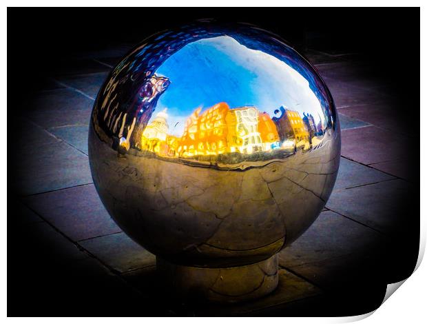 London Sphere Print by David Hall