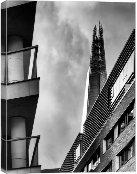 The towering Shard. Canvas Print by David Hall