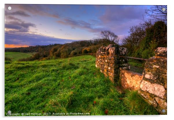 Penllyne Stile Acrylic by Neil Holman