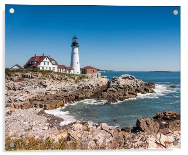 Portland Head Lighthouse Acrylic by David Belcher