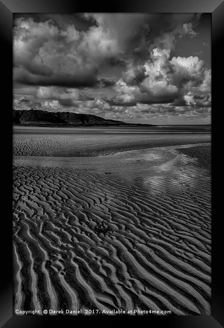 Lligwy Beach, Anglesey Framed Print by Derek Daniel