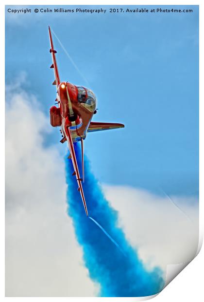 The Red Arrows At RIAT 2017 - 2 Print by Colin Williams Photography