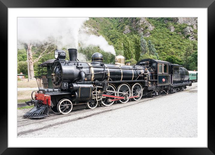 The Kingston Flyer, steam engine Framed Mounted Print by Kevin Hellon
