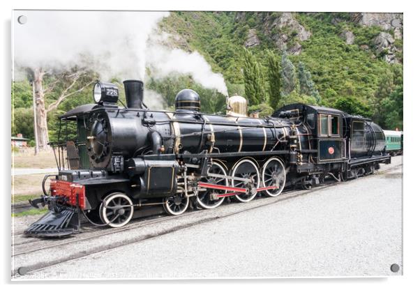 The Kingston Flyer, steam engine Acrylic by Kevin Hellon