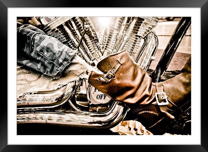Harley Framed Mounted Print by ulf forsberg