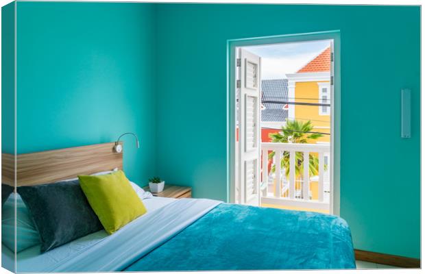   Beautiful Room  Views around Curacao Canvas Print by Gail Johnson