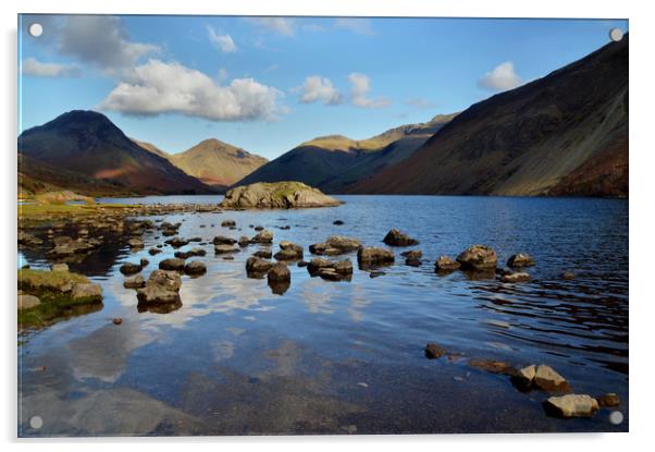 Wastwater  Acrylic by Sarah Couzens