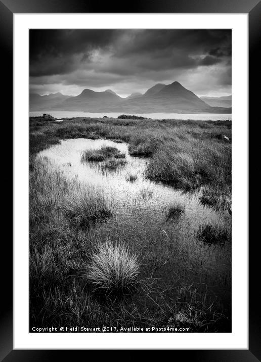 The View across Loch Torridon Framed Mounted Print by Heidi Stewart