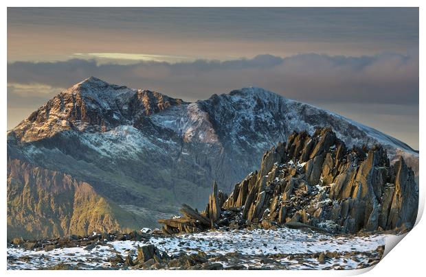 Snowdon Print by Rory Trappe