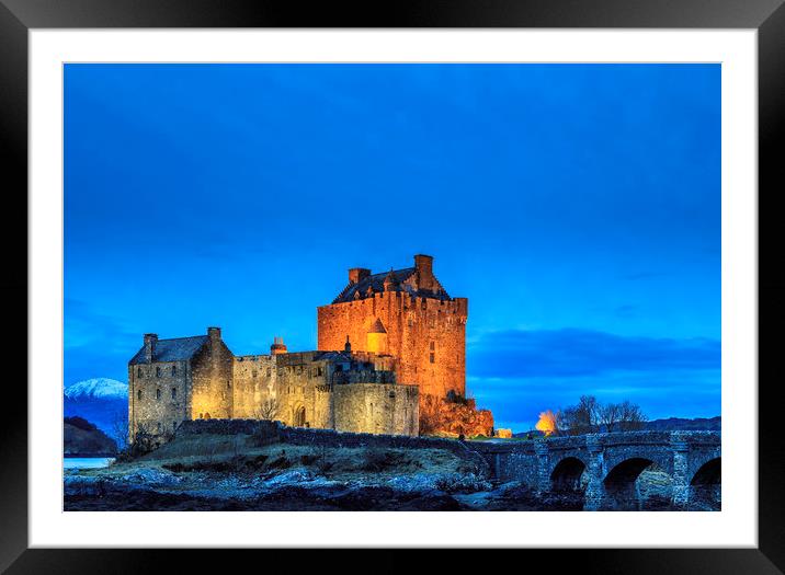 Eilean Donan Castle Scotland Framed Mounted Print by John Hall