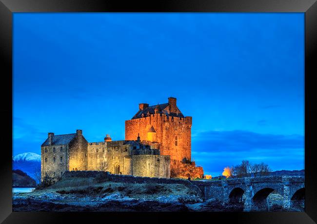 Eilean Donan Castle Scotland Framed Print by John Hall