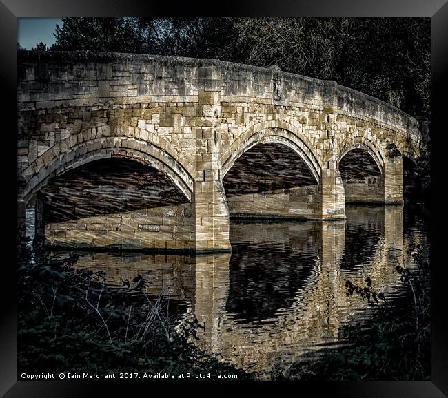 Reflecting Echoes Framed Print by Iain Merchant