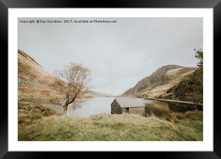 Llyn Ogwen Autumn Framed Mounted Print by Dan Davidson