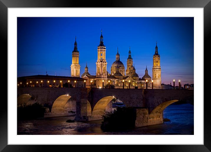 Basilica of Our Lady of the Pillar Framed Mounted Print by Darren Willmin