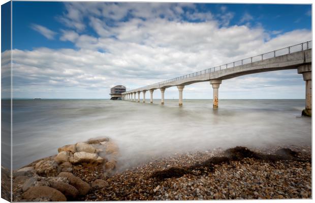 Bembridge Lifeboat Station Isle Of Wight Canvas Print by Wight Landscapes