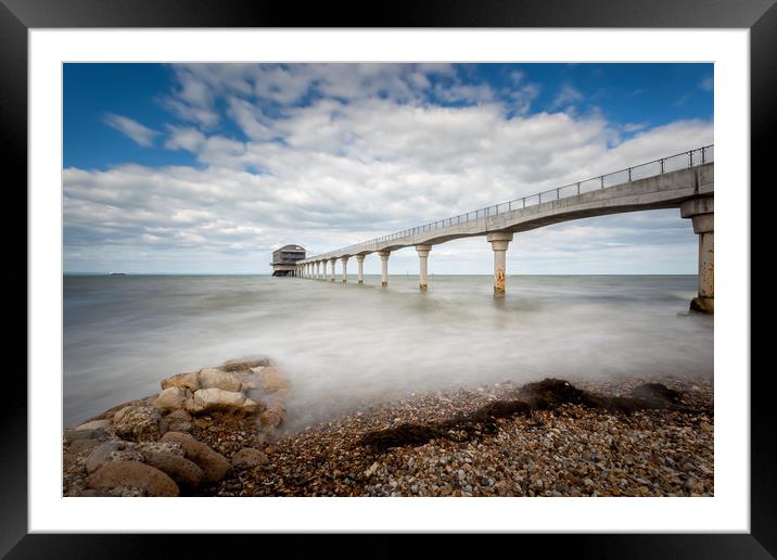 Bembridge Lifeboat Station Isle Of Wight Framed Mounted Print by Wight Landscapes