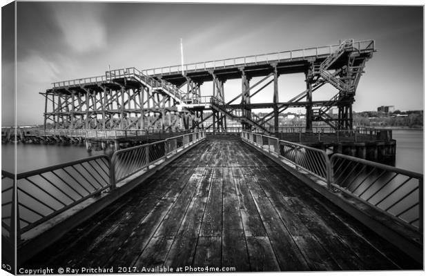 Dunston Staithes  Canvas Print by Ray Pritchard