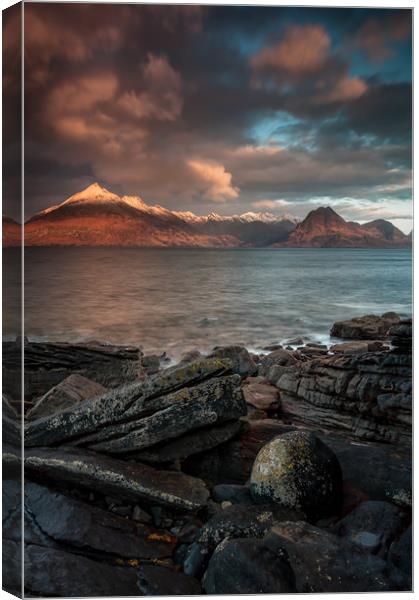 Elgol Morning Canvas Print by Paul Andrews