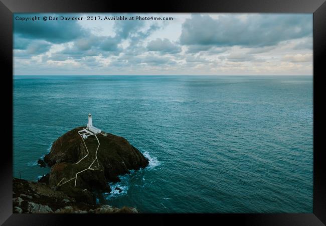 South Stack Views Framed Print by Dan Davidson