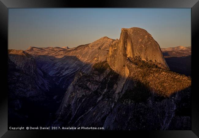 Half Dome, Yosemite Framed Print by Derek Daniel