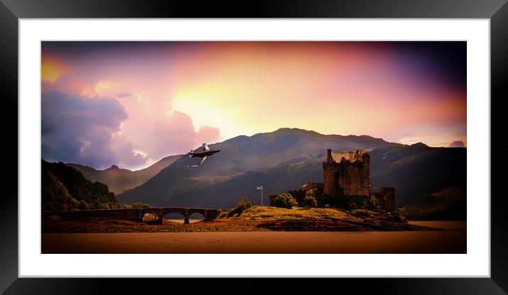 Bucc at The Castle Framed Mounted Print by J Biggadike