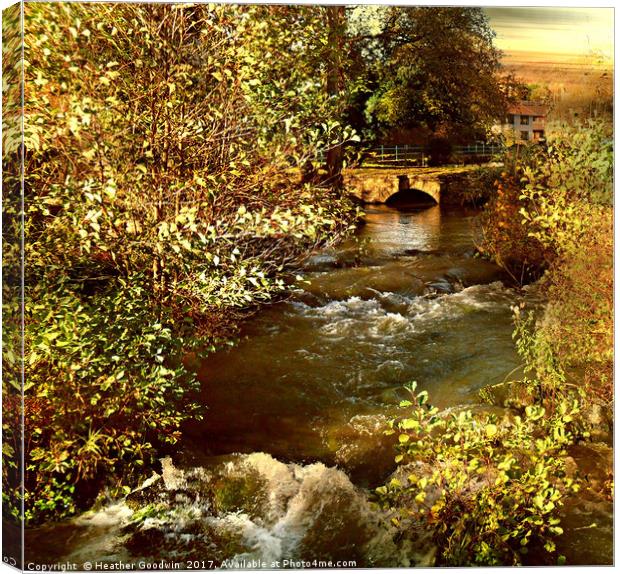 The Stream Canvas Print by Heather Goodwin