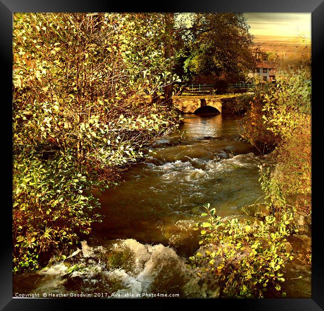 The Stream Framed Print by Heather Goodwin