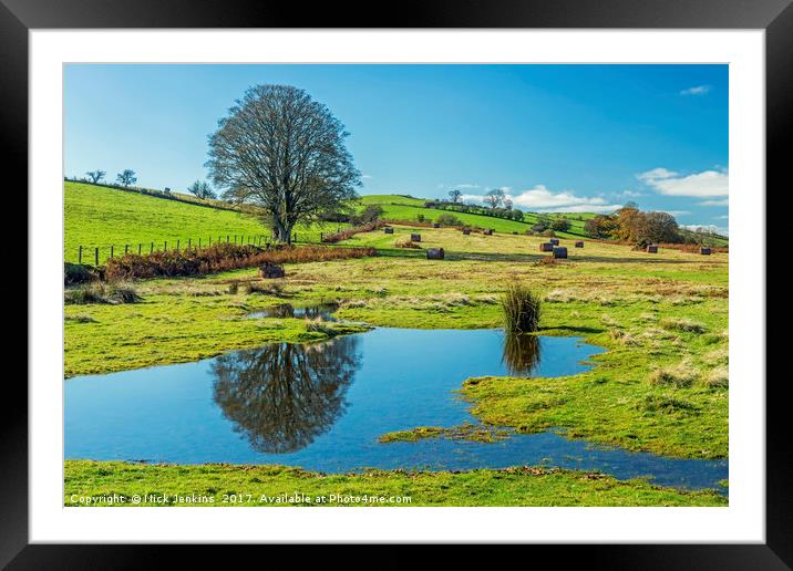 Mynydd Illtyd Common Brecon Beacons Framed Mounted Print by Nick Jenkins