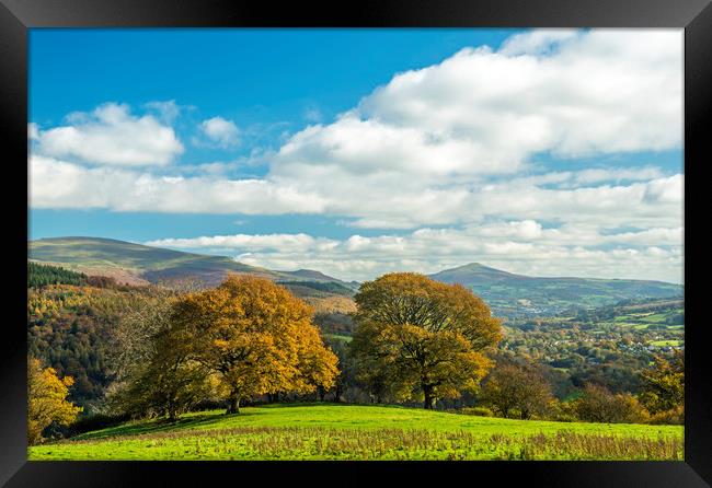 Sugarloaf Mountain Brecon Beacons National Park Framed Print by Nick Jenkins