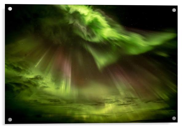 Aurora Storm  Acrylic by Steve Lansdell