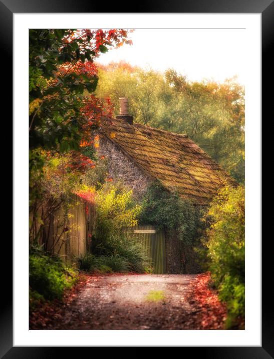 The Cottage Framed Mounted Print by Dawn Cox