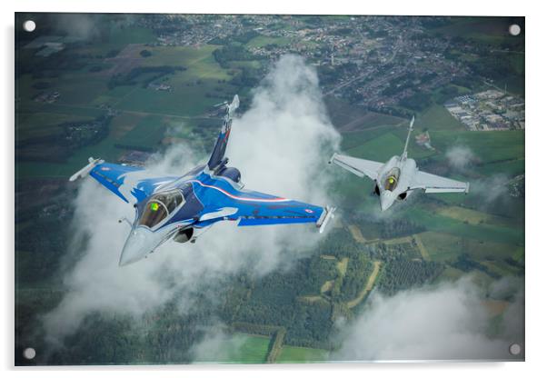 Rafale Solo Display Team Acrylic by Darren Willmin