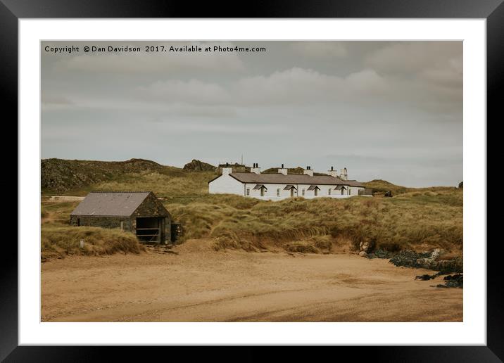 Pilots Cottages  Framed Mounted Print by Dan Davidson