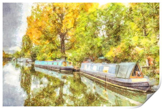 Little Venice Art  Print by David Pyatt